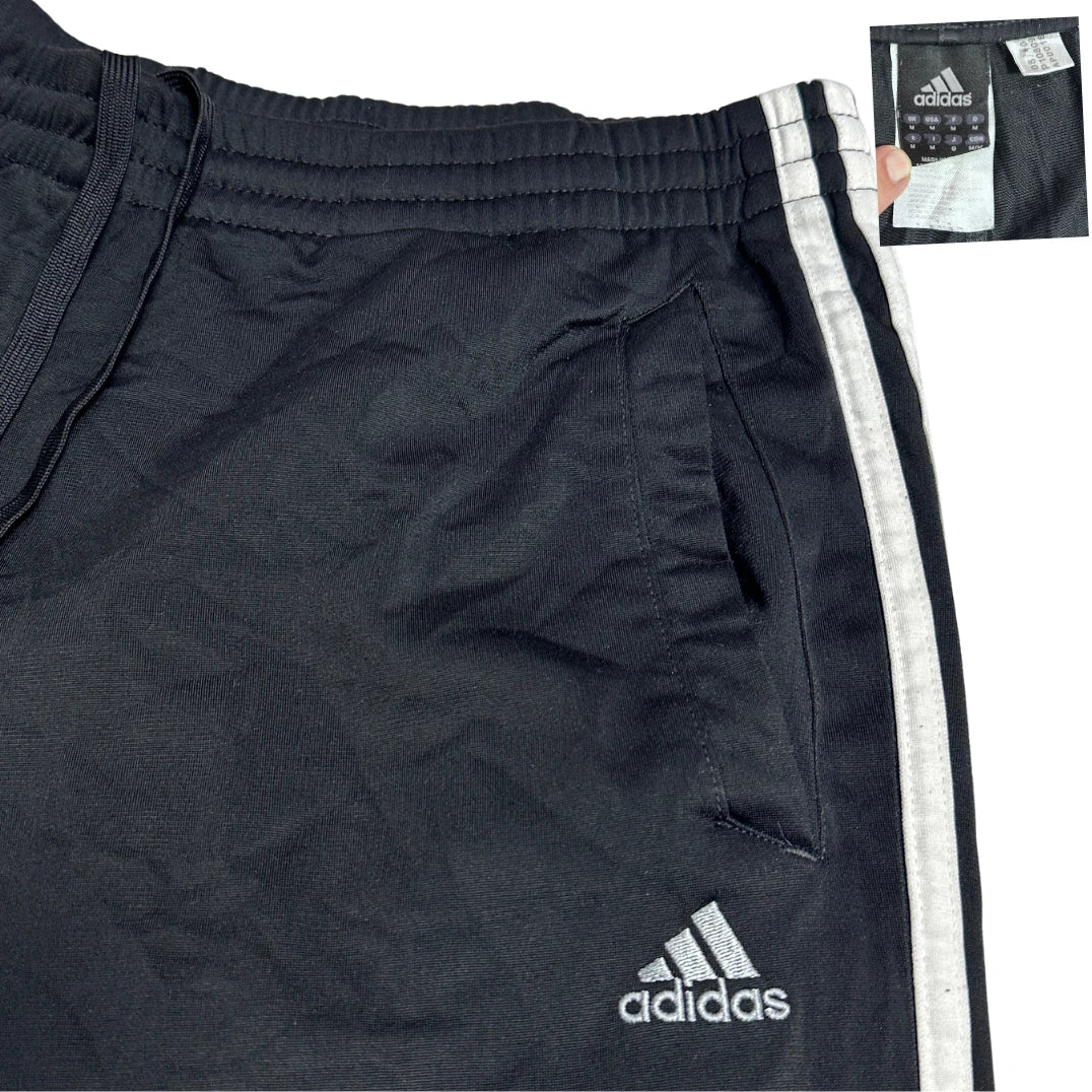 Adidas Black Three-Stripe Athletic Training Shorts 🏃‍♂️