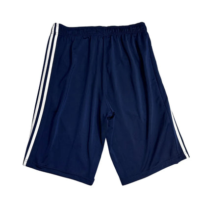 Adidas®  Navy Blue 3-Stripes Athletic Shorts – Classic Sport Fit 🔵