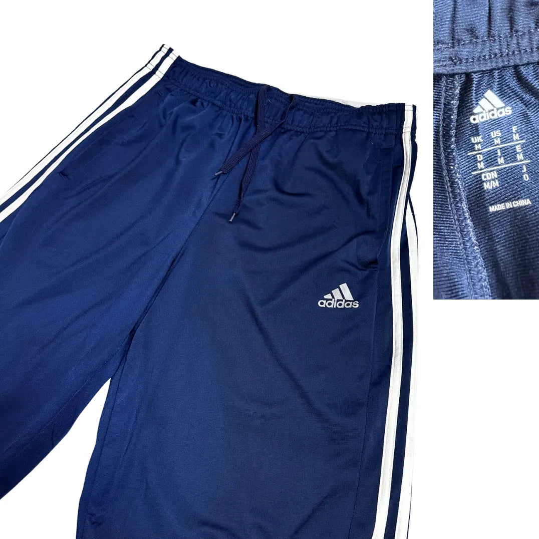 Adidas®  Navy Blue 3-Stripes Athletic Shorts – Classic Sport Fit 🔵