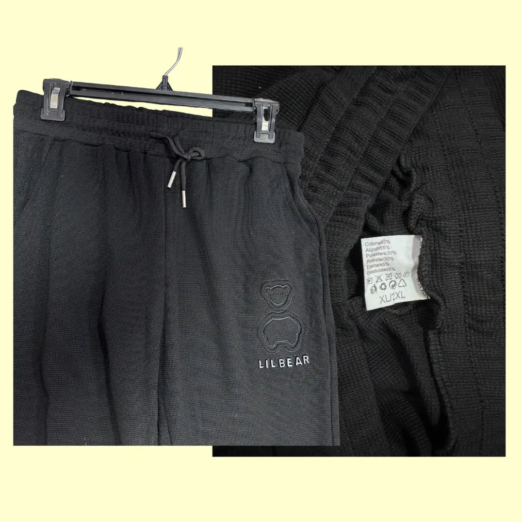 LILBEAR® Casual Jogger Pants (Black)
