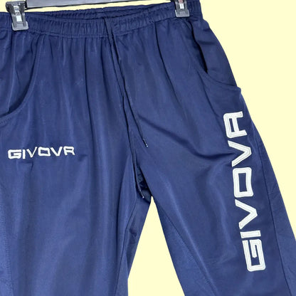 GIVOVA Navy Blue Track Pants –