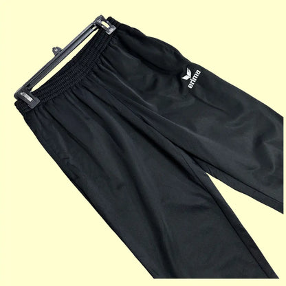 Erima® Black Track Pants with White Side Panels