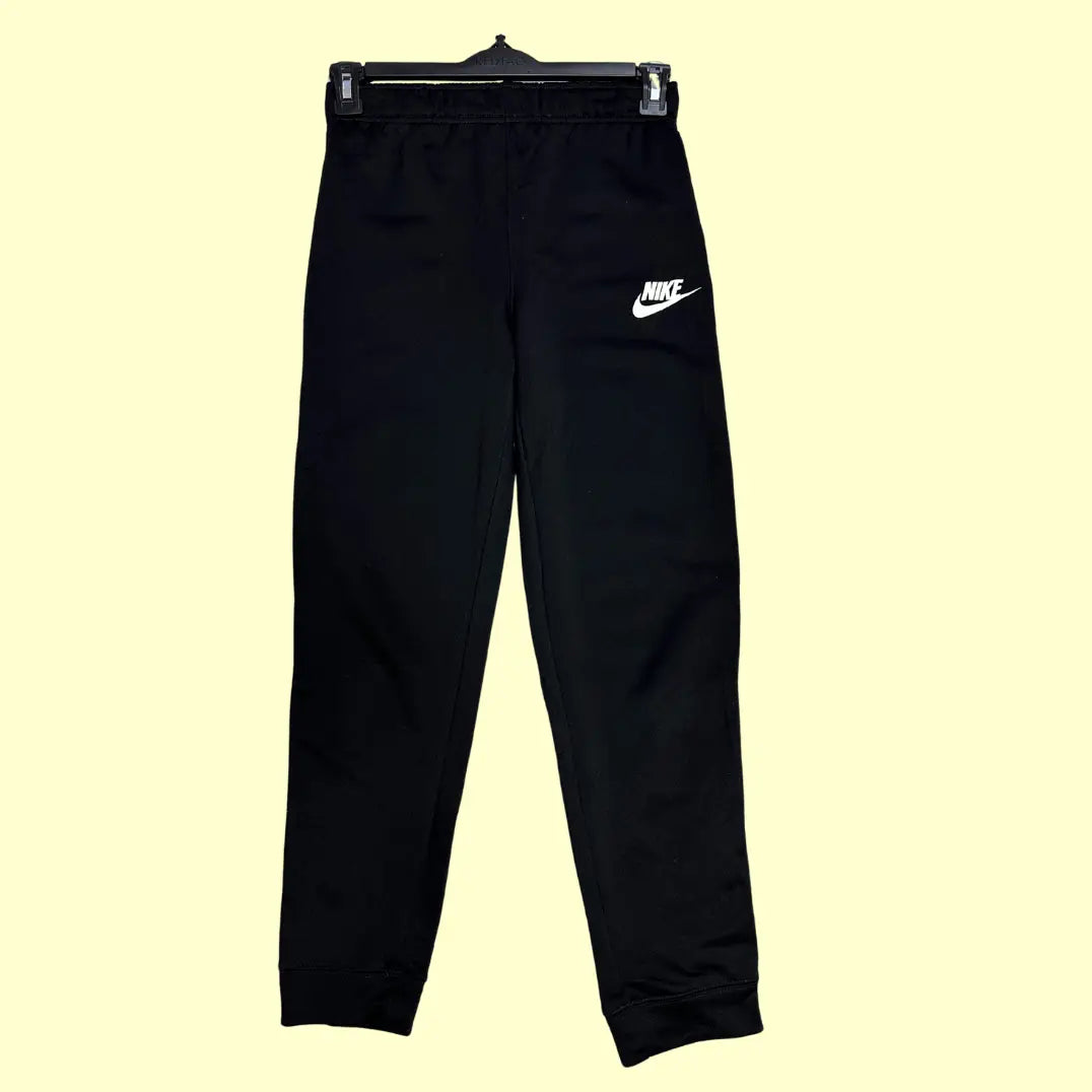 Nike black track pants combine sporty design with everyday comfort