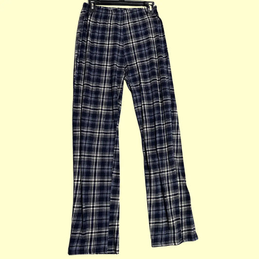 M&S Navy Plaid Lounge Pants