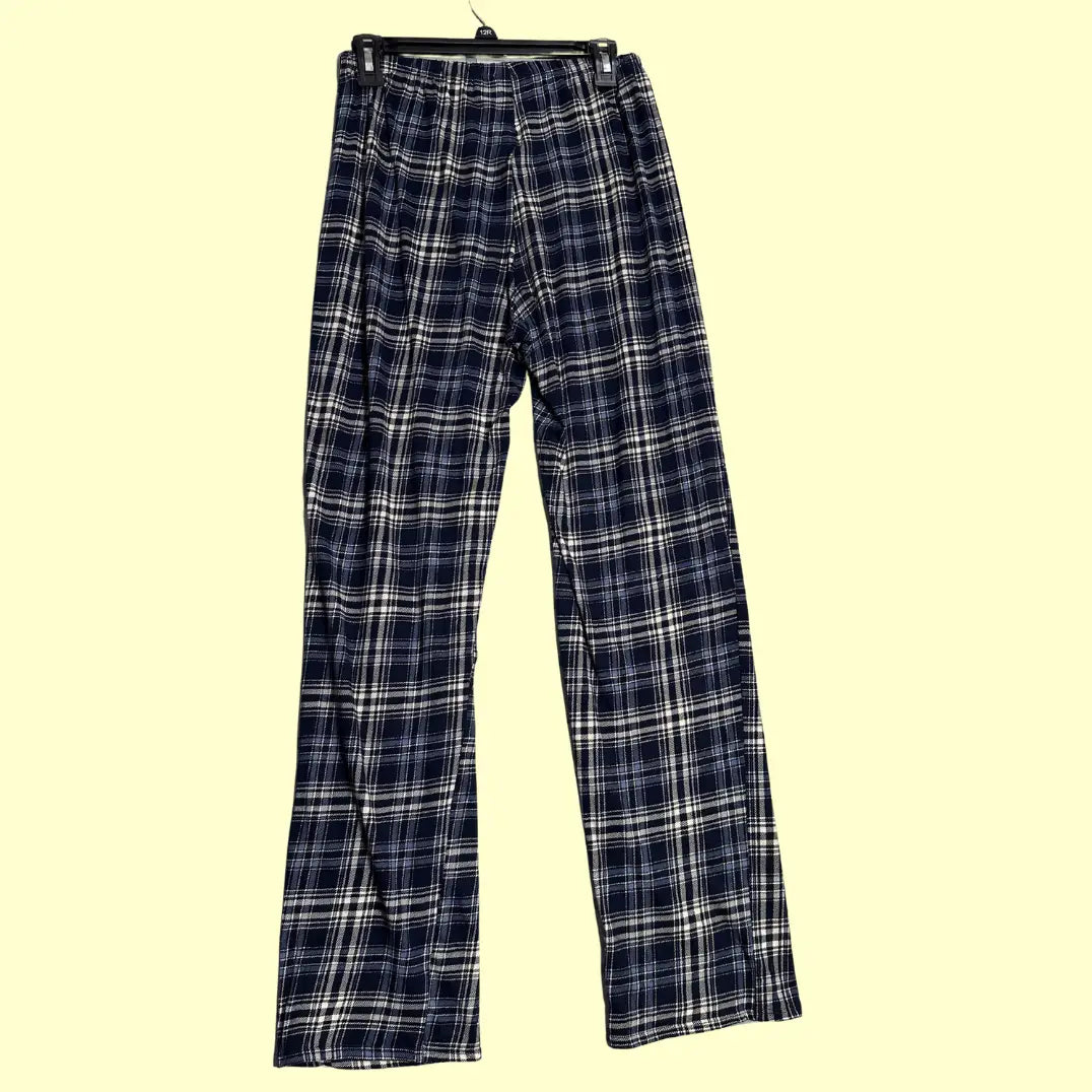 M&S Navy Plaid Lounge Pants