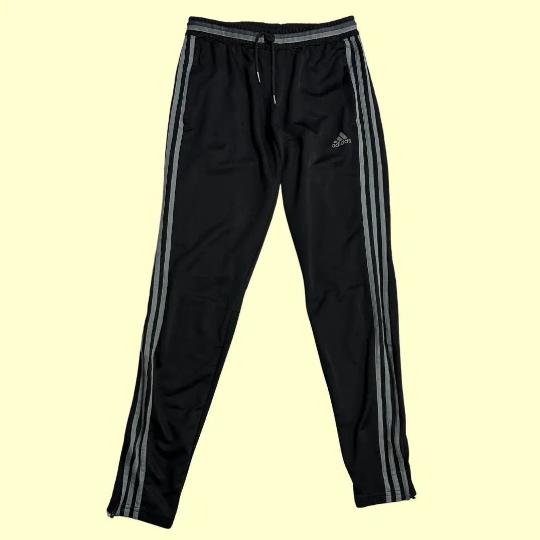 Adidas black track pants offer a stylish and comfortable look