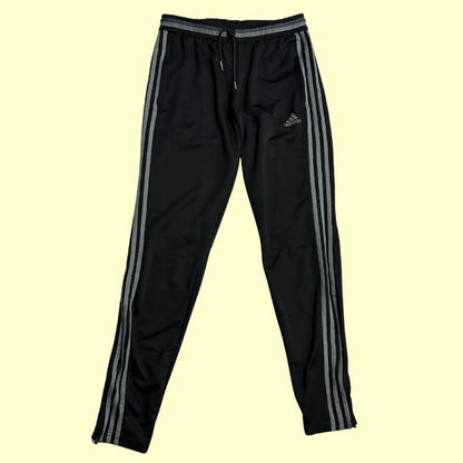Adidas black track pants offer a stylish and comfortable look