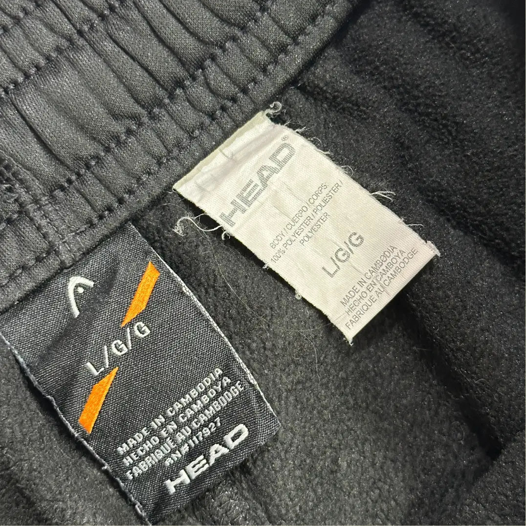 Head black track pants are designed for comfort and style.