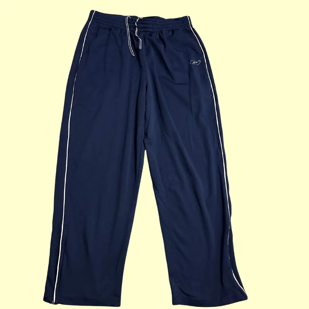 REEBOK  navy track pants are simple yet stylish with a sporty look