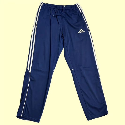 Adidas Navy Blue Track Pants with the signature 3-stripe design.