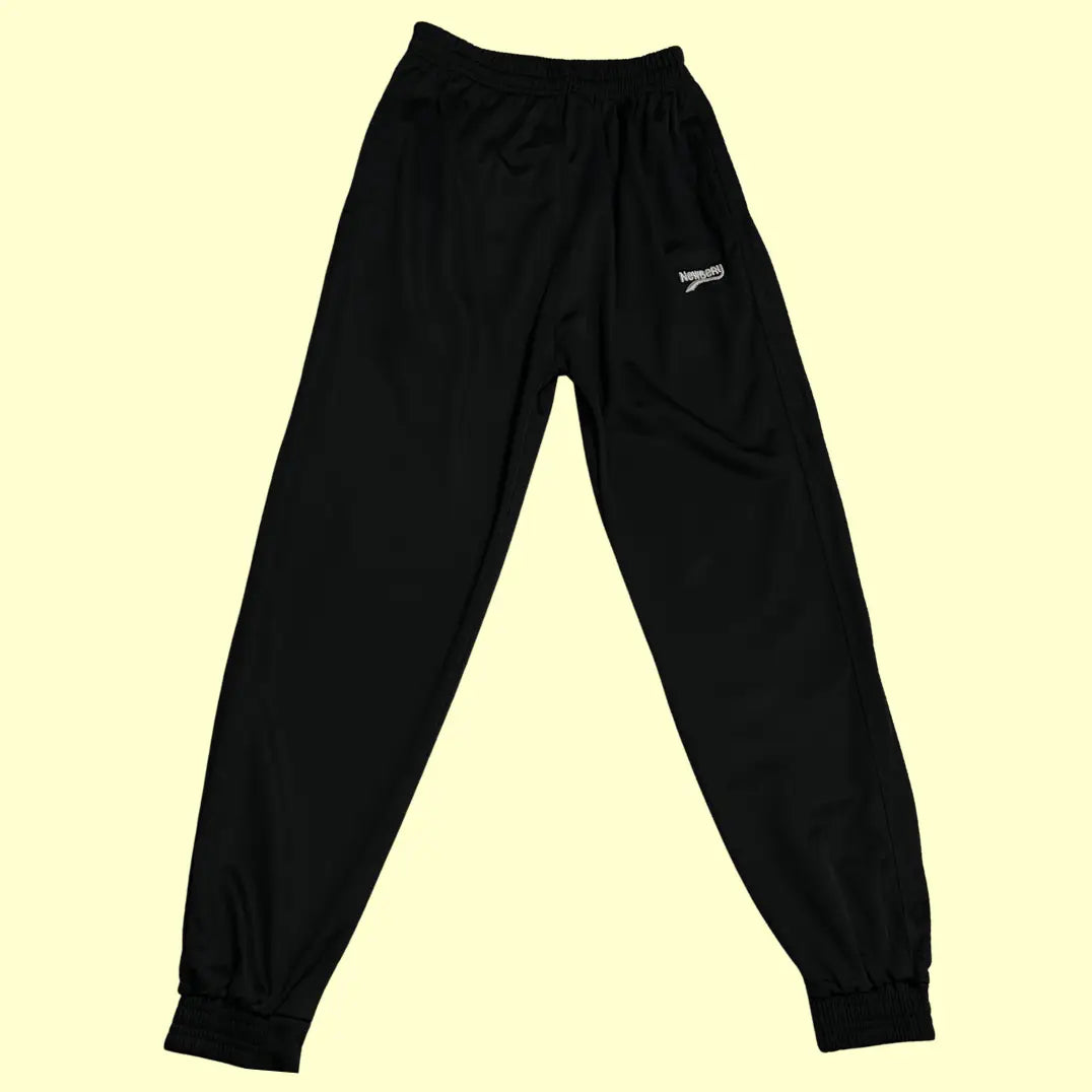 Newbery Black Track Pants with a clean design