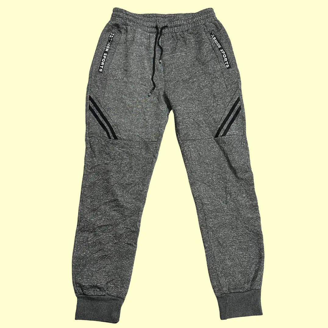 Grey Sports Jogger Pants