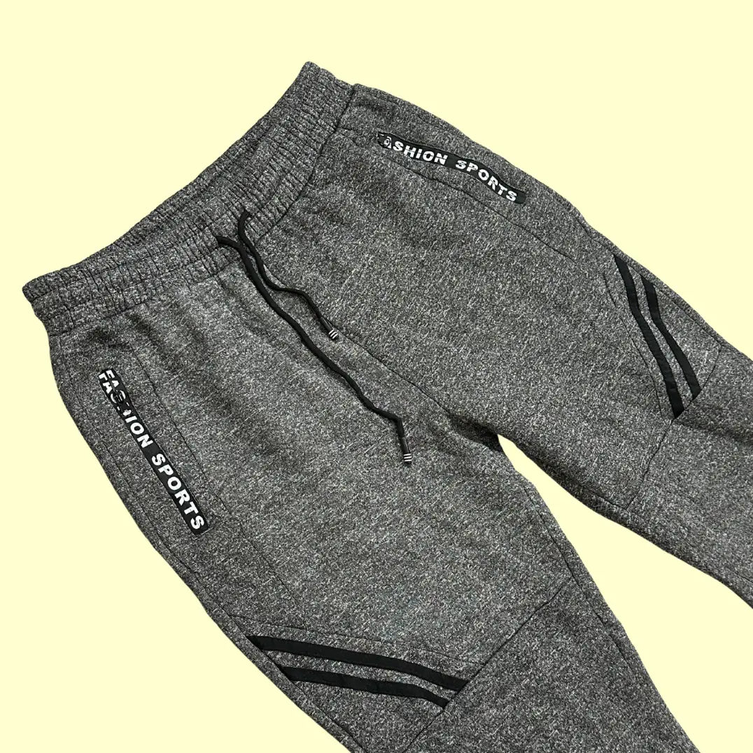 Grey Sports Jogger Pants