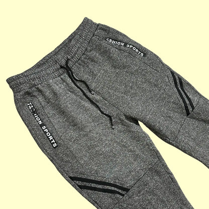 Grey Sports Jogger Pants