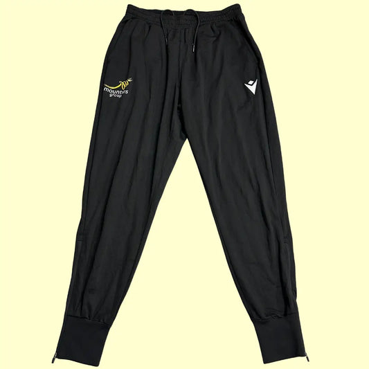 Black Macron Jogger Pants