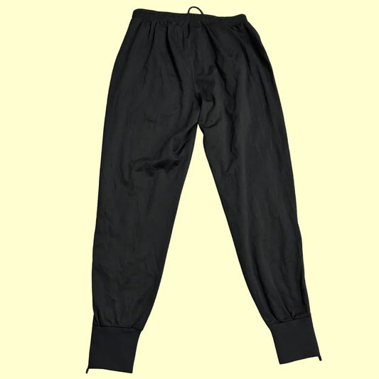 Black Macron Jogger Pants