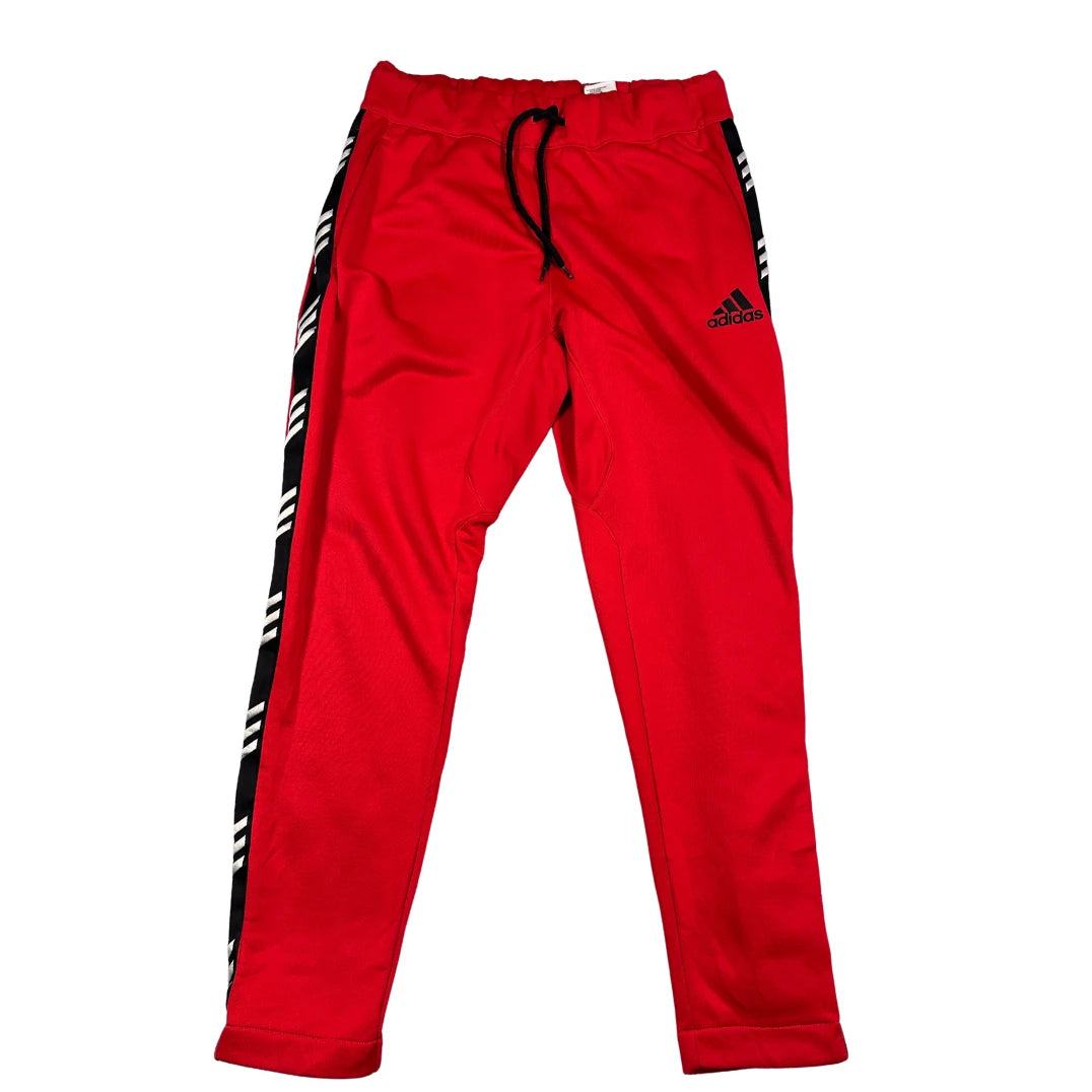 Adidas® Red Basketball Track Pants(L)
