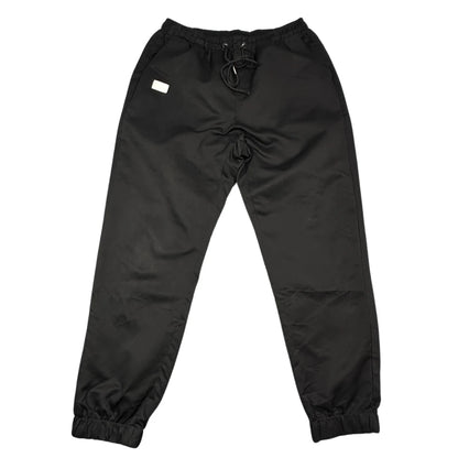 Black drawstring jogger pants