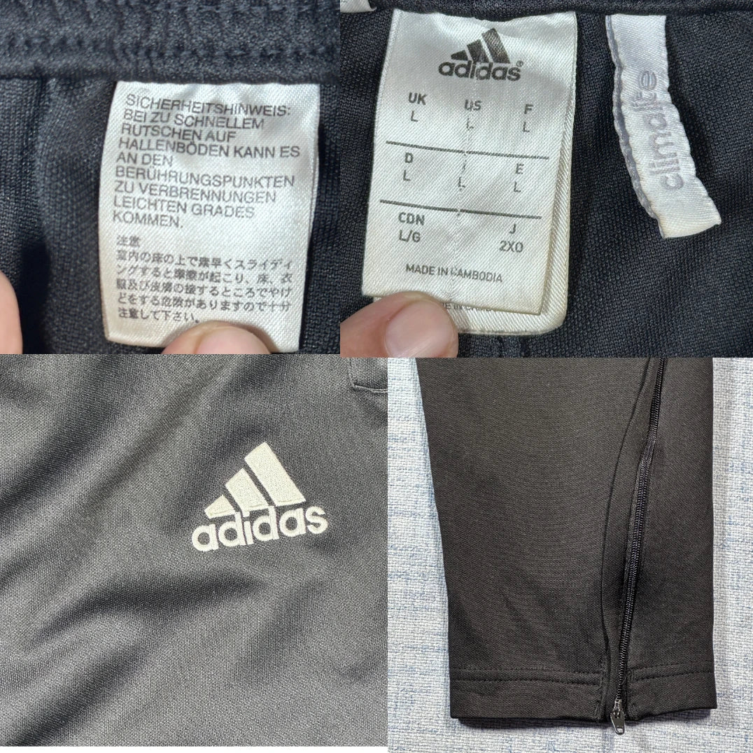 Adidas® Black Track Pants(L)