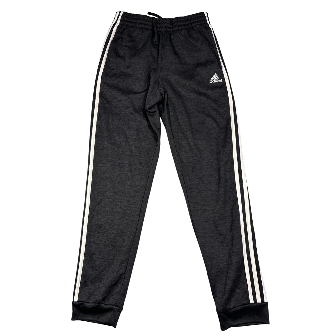 Adidas charcoal black regular fit track pants