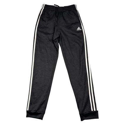 Adidas charcoal black regular fit track pants