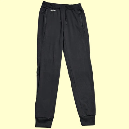 Kalenji track pants in black are perfect for workouts or casual outings