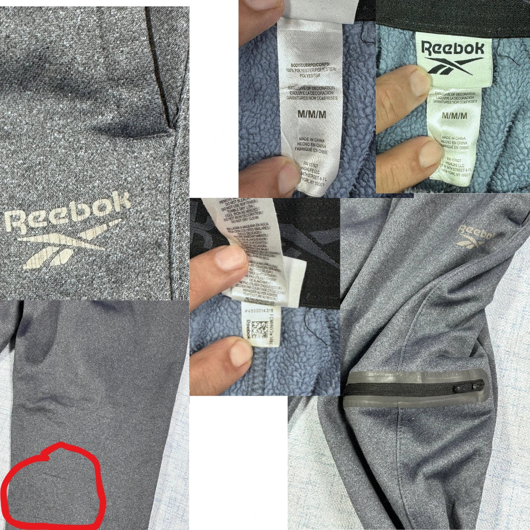 Reebok® Grey Jogger Pants-M