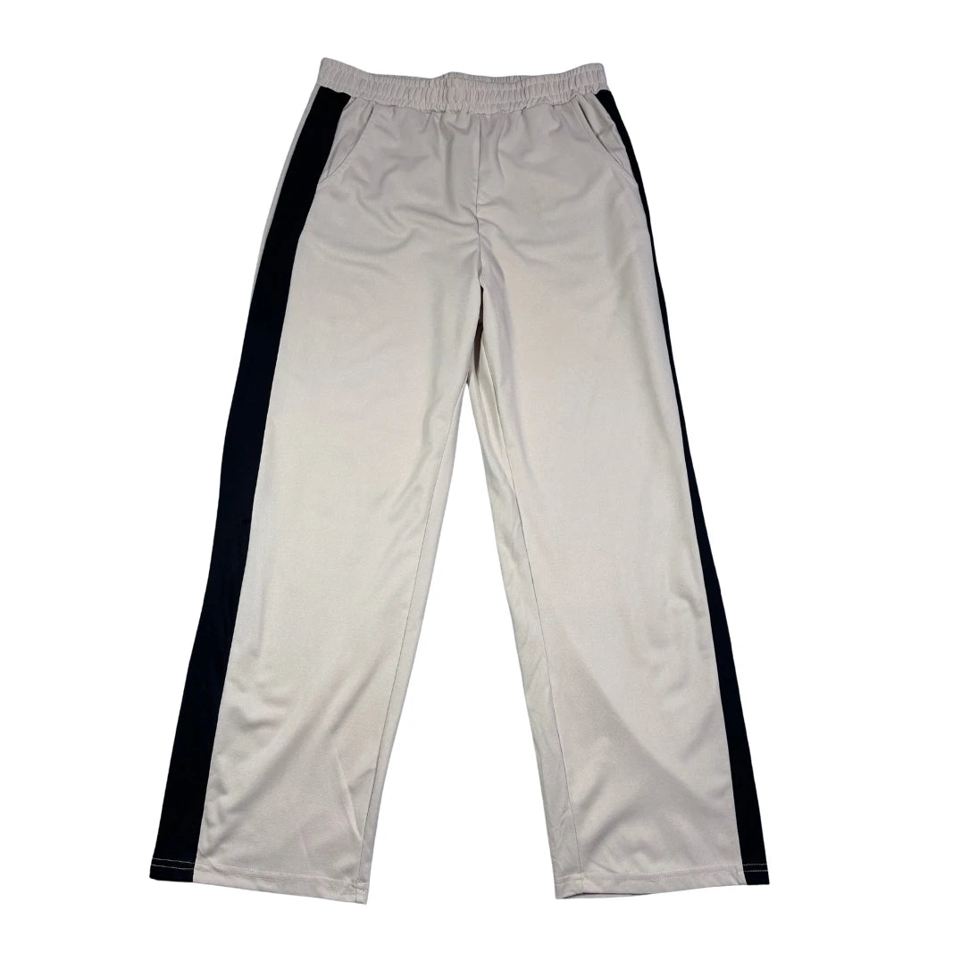 Unbranded Beige Track Pants Side Stripe-XL