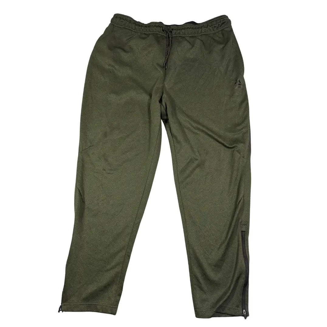 Reebok® Olive Track Pants Zippered-XL