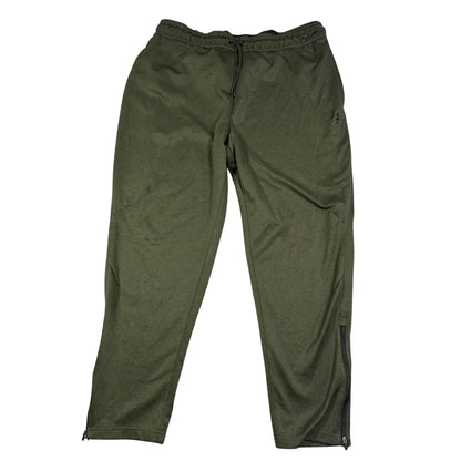 Reebok® Olive Track Pants Zippered-XL