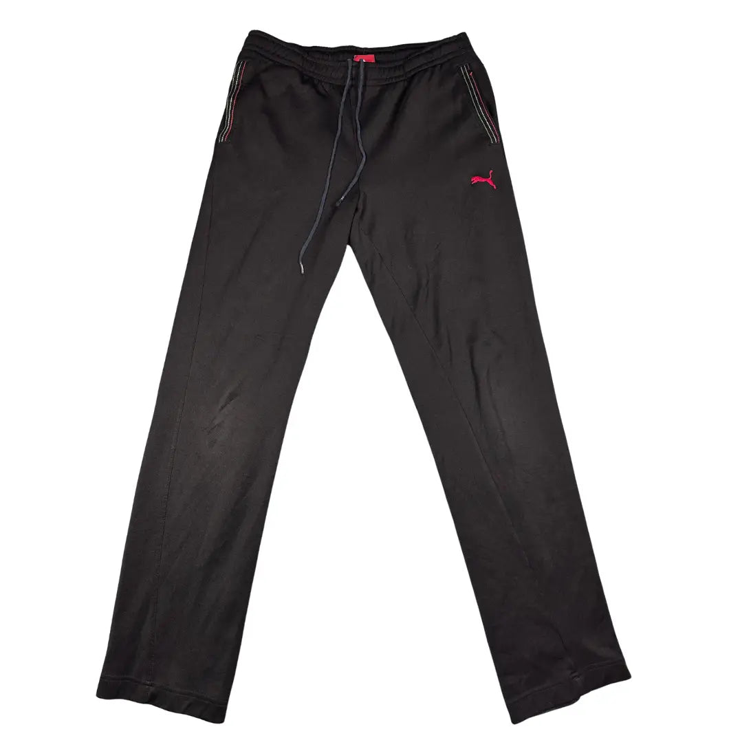 Ferrari® Black Track Pants Stripe-M
