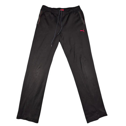 Ferrari® Black Track Pants Stripe-M