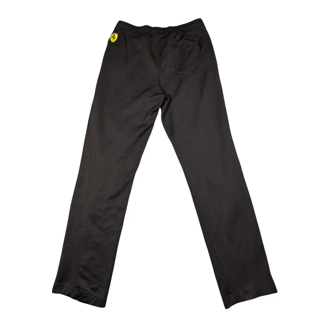Ferrari® Black Track Pants Stripe-M