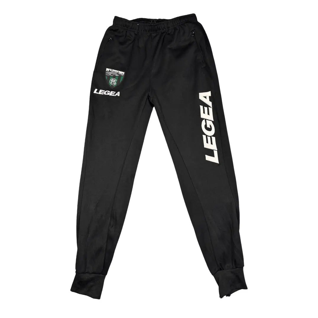 Legea® Black Track Pants Logo-L