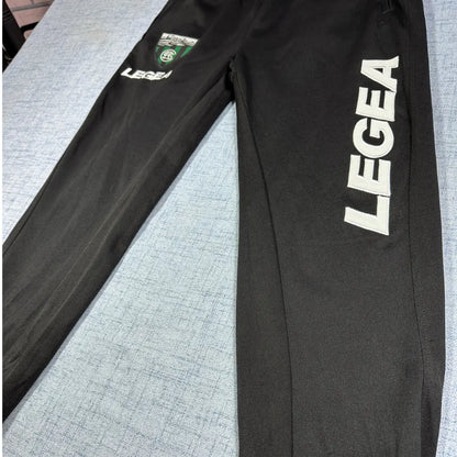 Legea® Black Track Pants Logo-L