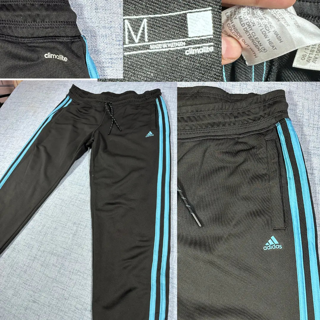 Adidas® Black Track Pants Climacool-M