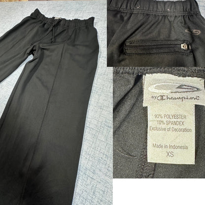 Champion® Black Training Pants Zip Pocket-S