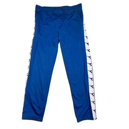 Diadora® Blue Track Pants Side Stripe-XL