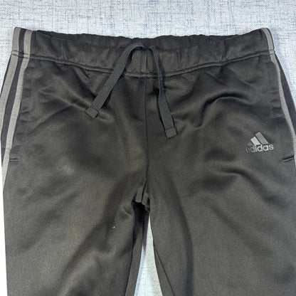 Adidas® Black Track Pants Three Stripe-M
