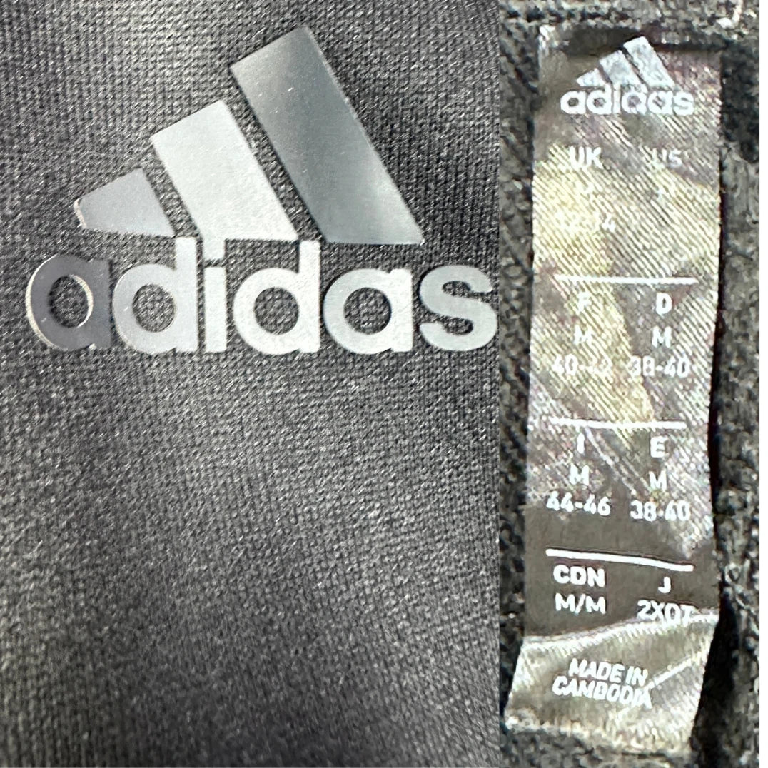 Adidas® Black Track Pants Three Stripe-M