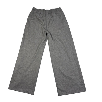 Exclusve®Grey Wide Leg Trousers-XL
