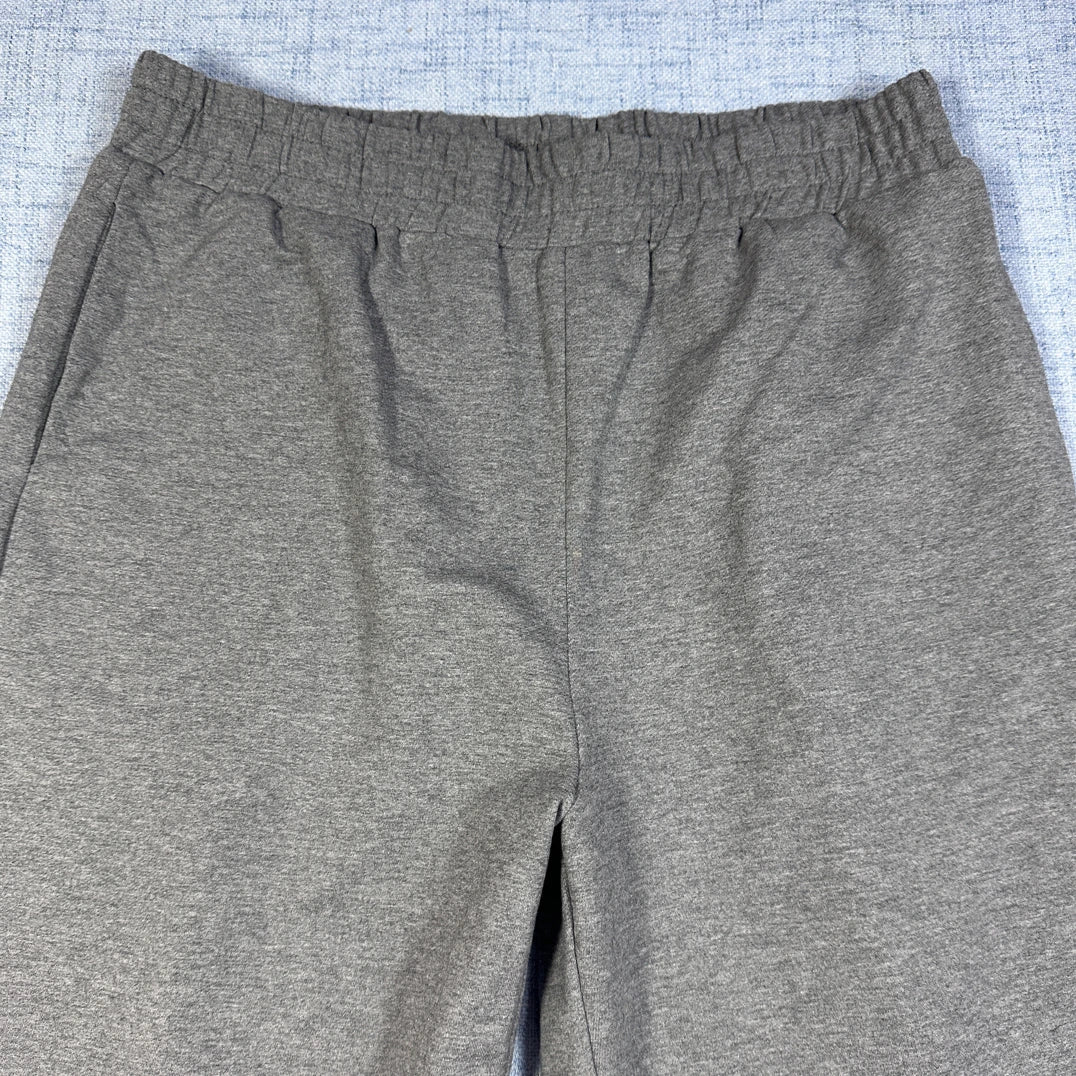 Exclusve®Grey Wide Leg Trousers-XL