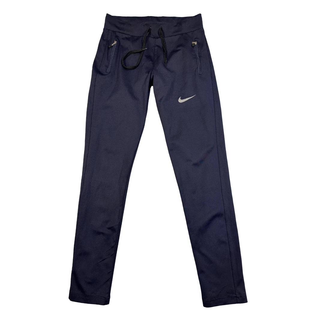 Nike Navy Track Pants – Zip Pockets & Logo-S