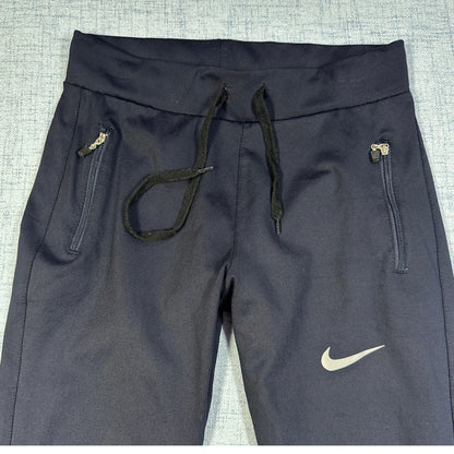 Nike Navy Track Pants – Zip Pockets & Logo-S
