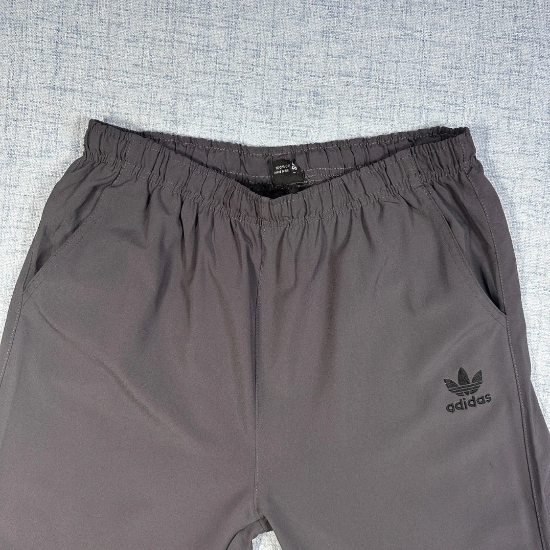 Adidas® Charcoal Track Pants Side Stripe-XL