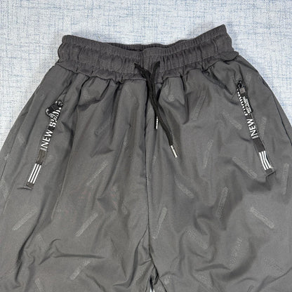 New Sports® Charcoal Jogger Pants Zip Pocket-L