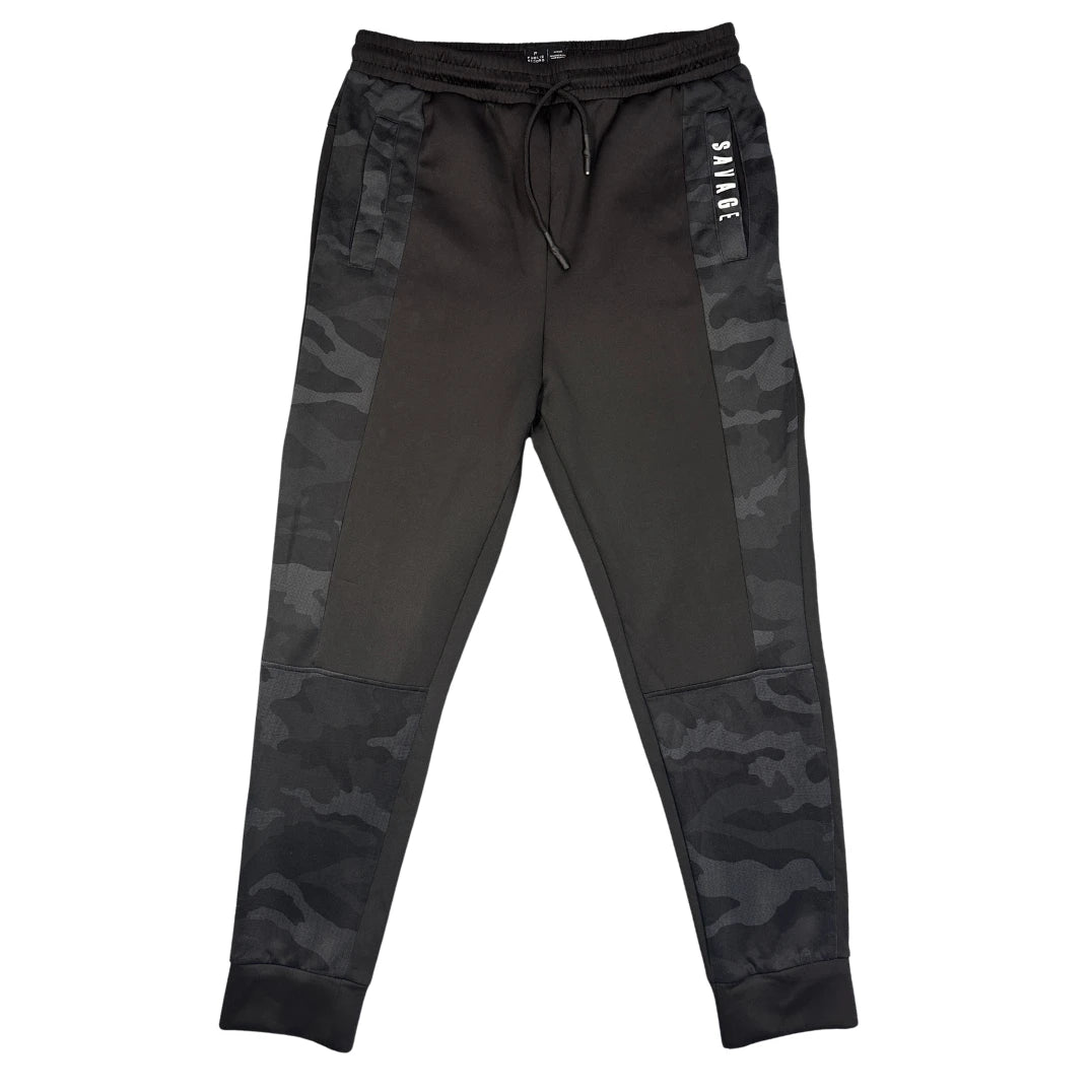 Public Record® Black Jogger Pants Camo-XL