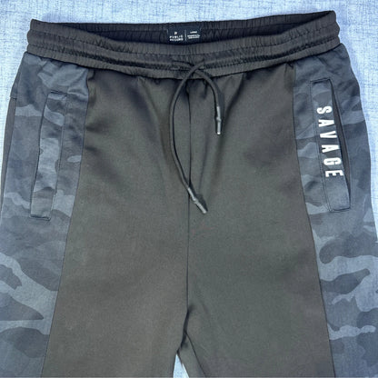 Public Record® Black Jogger Pants Camo-XL