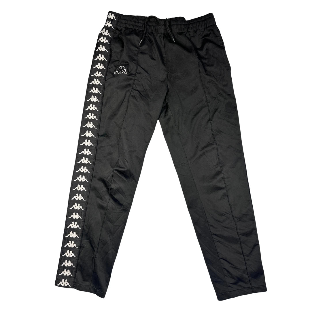 Kappa® Black Track Pants Logo-M