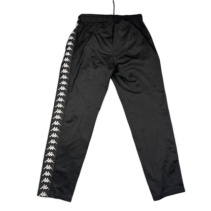Kappa® Black Track Pants Logo-M